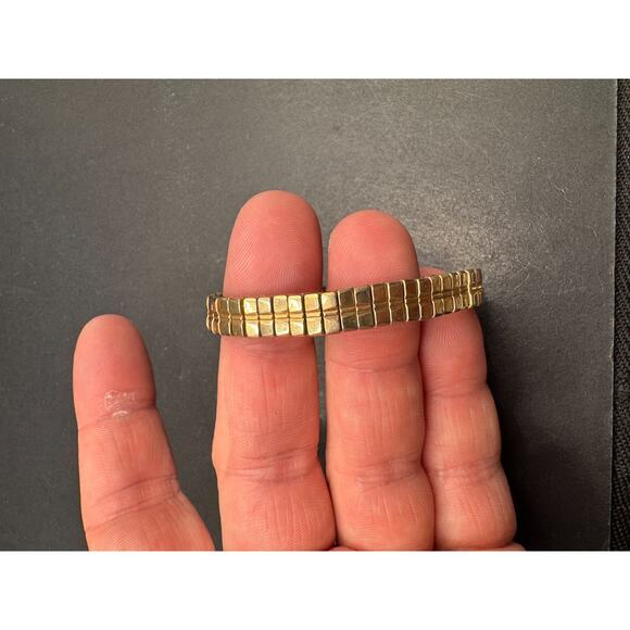 Vtg Wittnauer Art Deco Gold Filled Mechanical Swiss Watch 15.5mm Rare Band - Picture 12 of 14